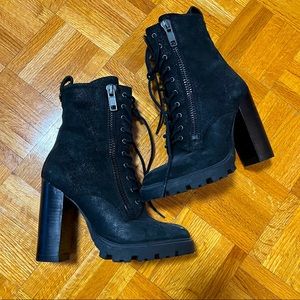 Steve Madden Combat Heels (Annabelle Boots)